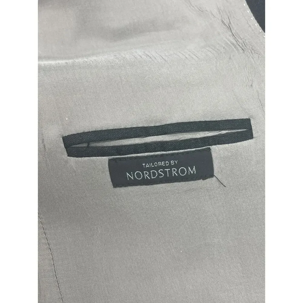 Hugo Boss Blazer Mens 38S Gray 100% Super 100 Wool 2-Button‎ Single Breasted